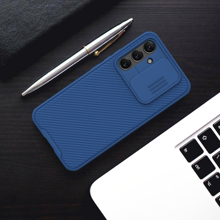 For Samsung Galaxy A54 5G NILLKIN Black Mirror Pro Series Camshield PC Phone Case(Blue) - Galaxy Phone Cases by NILLKIN | Online Shopping UK | buy2fix