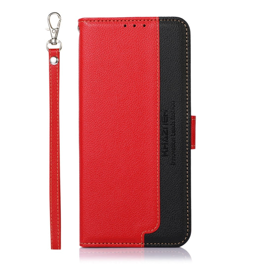 For OnePlus Ace 2 5G / 11R 5G KHAZNEH Litchi Texture Leather RFID Phone Case(Red) by buy2fix