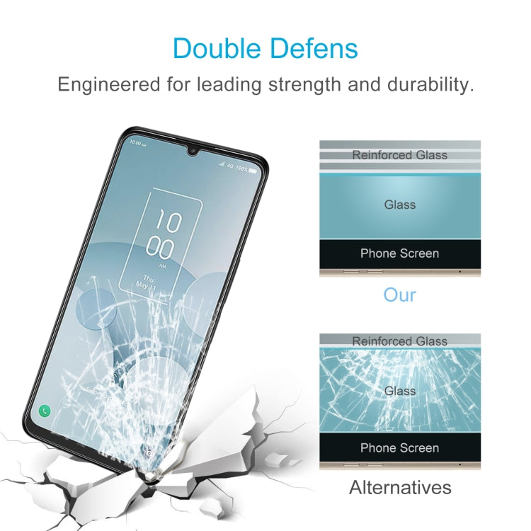 For TCL 40 XL 50 PCS 0.26mm 9H 2.5D Tempered Glass Film - Others by buy2fix | Online Shopping UK | buy2fix