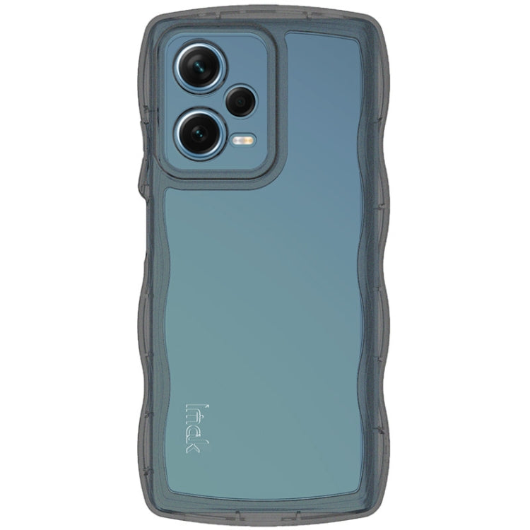 IMAK UX-8 Series TPU Phone Case For Xiaomi Redmi Note 12 Pro+ 5G China/Indian (Transparent Black) - Xiaomi Cases by imak | Online Shopping UK | buy2fix