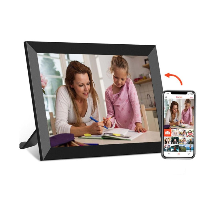 10.1 inch IPS Display WiFi Cloud Photo Frame, RK3126C Quad Core up to 1.5GHz, 1GB+16GB, Power Plug:EU Plug(Black) - 11 inch Below by buy2fix | Online Shopping UK | buy2fix