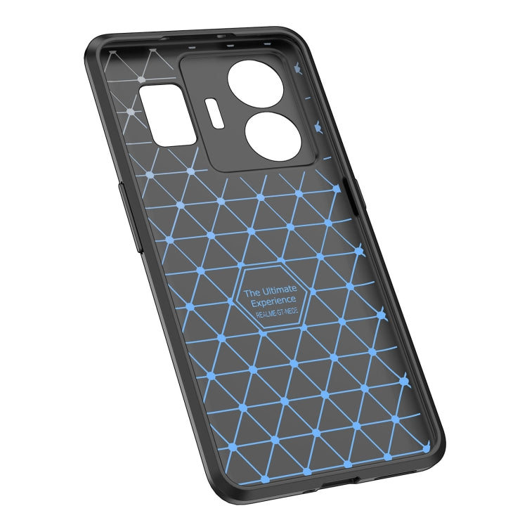 For Realme GT Neo 5 Litchi Texture Shockproof TPU Phone Case(Black) by buy2fix