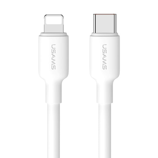 USAMS US-SJ612 U84 PD20W USB-C / Type-C to 8 Pin Charging Data Cable, Cable Length:3m(White) by USAMS