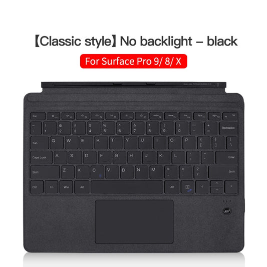 For Microsoft Surface Pro 8 / 9 / X Magnetic Bluetooth Keyboard Leather Case by buy2fix