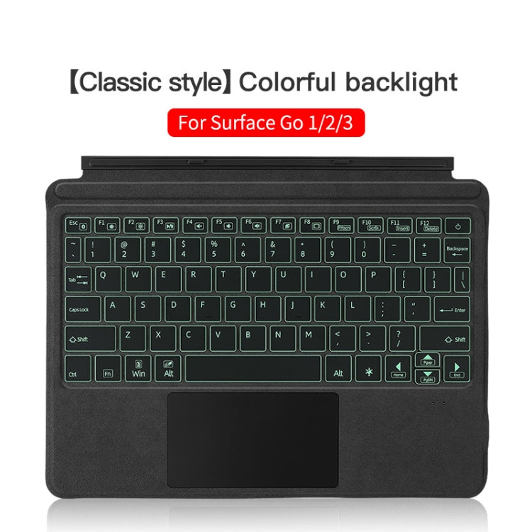 For Microsoft Surface Go1 / 2 / 3 Magnetic Bluetooth Keyboard with backlight - For MicroSoft by buy2fix | Online Shopping UK | buy2fix