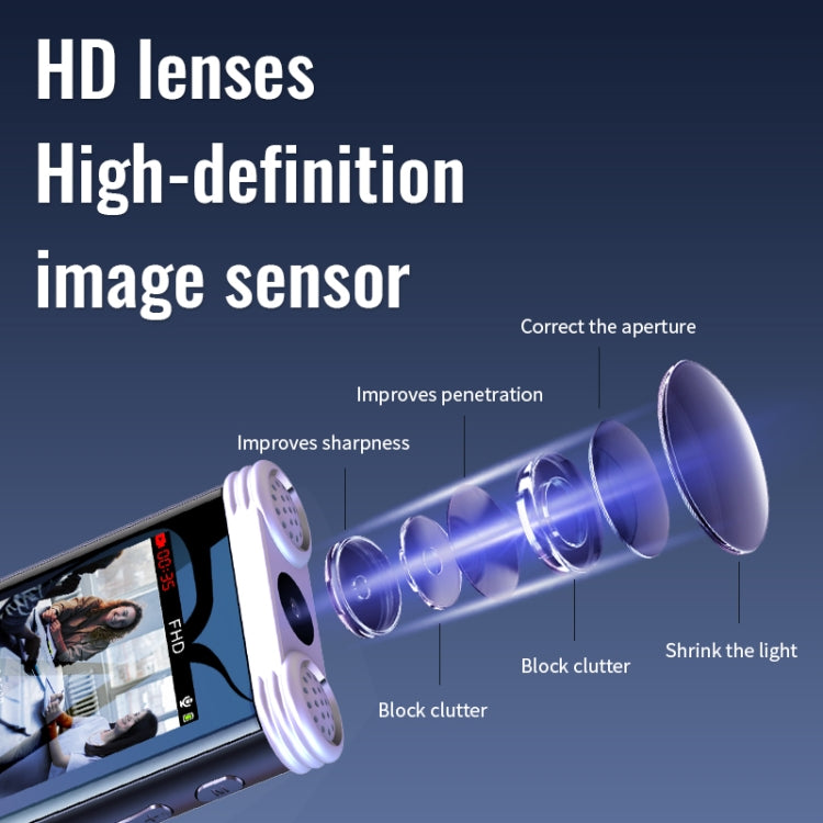 JNN V20 1080P HD Video Motion Detection Recorder, Capacity:16GB(Silver Black) by buy2fix