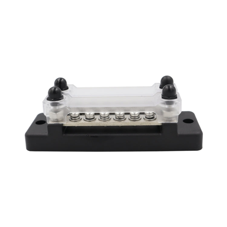 CP-3023-01 150A 12-48V RV Yacht Double-row 6-way Busbar(Black) - Booster Cable & Clip by buy2fix | Online Shopping UK | buy2fix