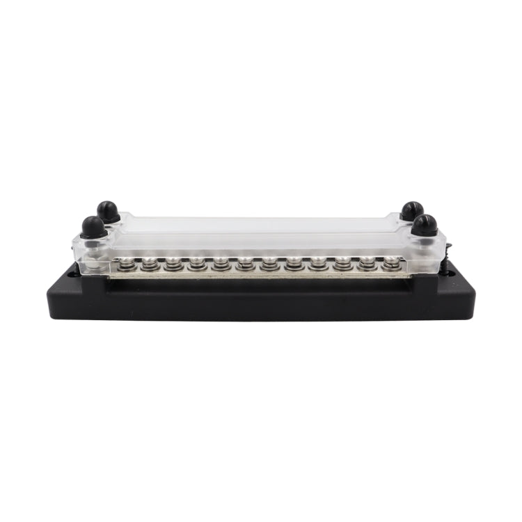 CP-3023-02 150A 12-48V RV Yacht Double-row 12-way Busbar(Black) - Booster Cable & Clip by buy2fix | Online Shopping UK | buy2fix