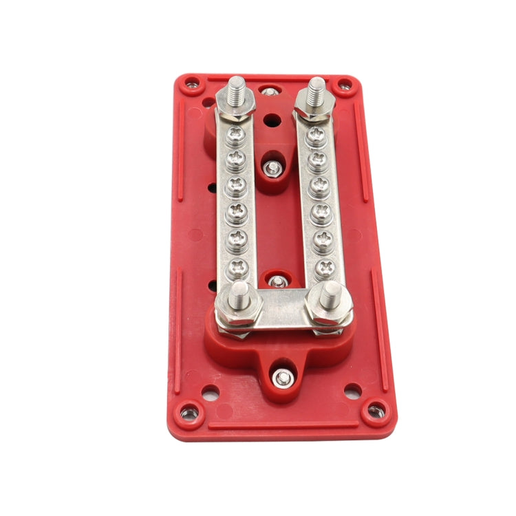 CP-3087-02 100A 48V 12-way M6 Terminal Busbar(Red) - Booster Cable & Clip by buy2fix | Online Shopping UK | buy2fix
