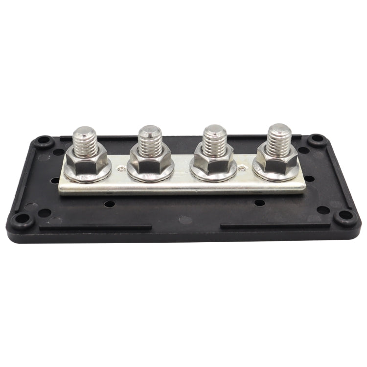 CP-3090 1 Pair 300A 48V 4-way M10 Terminal Busbar(Black + Red) - Booster Cable & Clip by buy2fix | Online Shopping UK | buy2fix