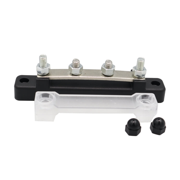 CP-3116-02 150A 12-48V RV Yacht Single-row 2-way Busbar(Black) - Booster Cable & Clip by buy2fix | Online Shopping UK | buy2fix