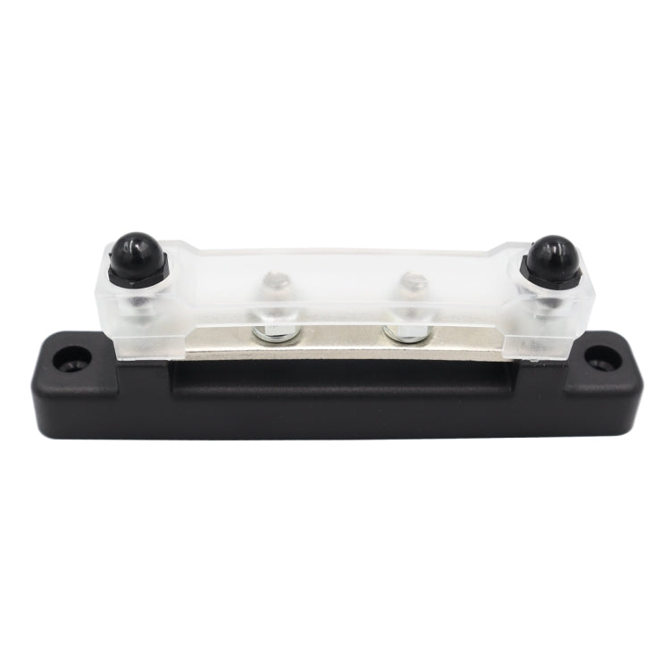 CP-3116-02 150A 12-48V RV Yacht Single-row 2-way Busbar(Black) - Booster Cable & Clip by buy2fix | Online Shopping UK | buy2fix