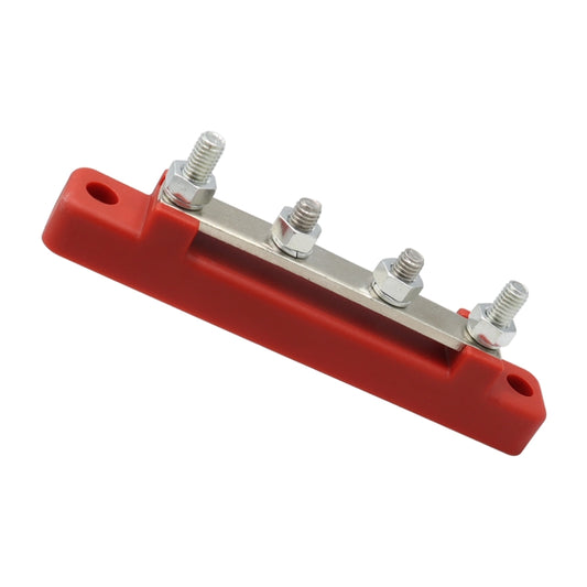 CP-3116-01 150A 12-48V RV Yacht Single-row 2-way Busbar(Red) by buy2fix