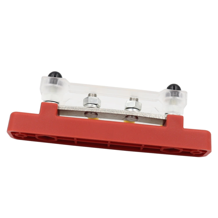 CP-3118 150A 12-48V RV Yacht Single-row 2-way Busbar with 4pcs Terminals(Red) - Booster Cable & Clip by buy2fix | Online Shopping UK | buy2fix