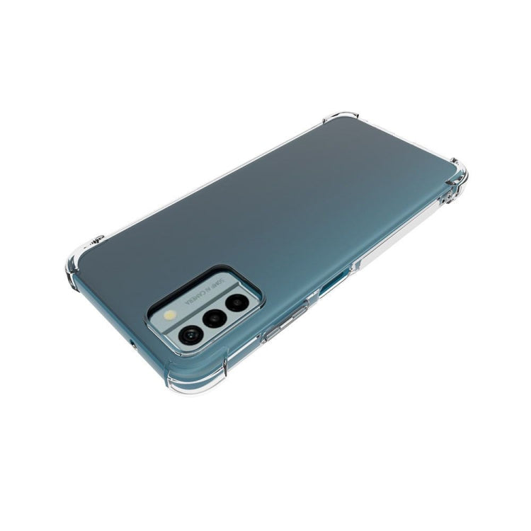 For Nokia G22 Shockproof Non-slip Thickening TPU Phone Case(Transparent) by buy2fix