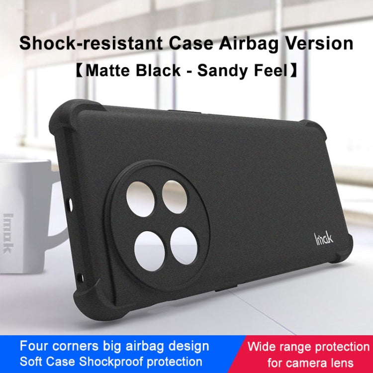 For OnePlus 11 5G imak Shockproof Airbag TPU Phone Case(Matte Black) - OnePlus Cases by imak | Online Shopping UK | buy2fix