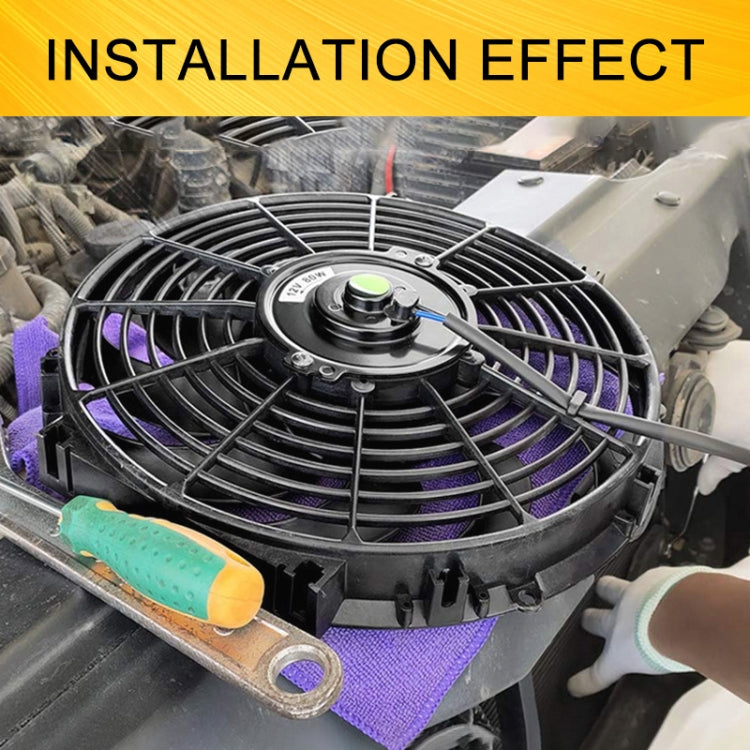 12 inch 12V 80W Car Powerful Transmission Oil Cooling Fan with Mounting Accessorie - Heating & Fans by buy2fix | Online Shopping UK | buy2fix