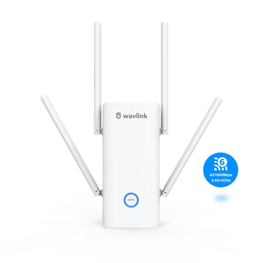 Wavlink AERIAL D4X AX1800Mbps Dual Frequency WiFi Signal Amplifier WiFi6 Extender(US Plug) by WAVLINK