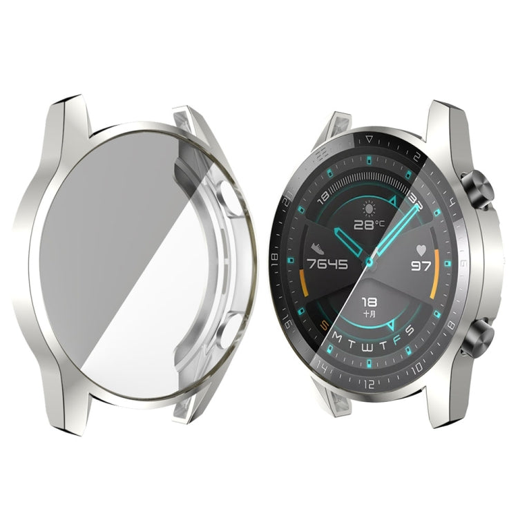 For Huawei Watch GT2 46mm TPU All Inclusive Watch Case(Silver) - Watch Cases by Huawei | Online Shopping UK | buy2fix