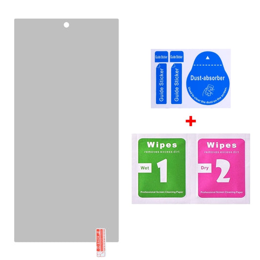 For Samsung Galaxy S23 Ultra 5G Full Cover Anti-spy Screen Protector Explosion-proof Hydrogel Film Support Unlocking by buy2fix