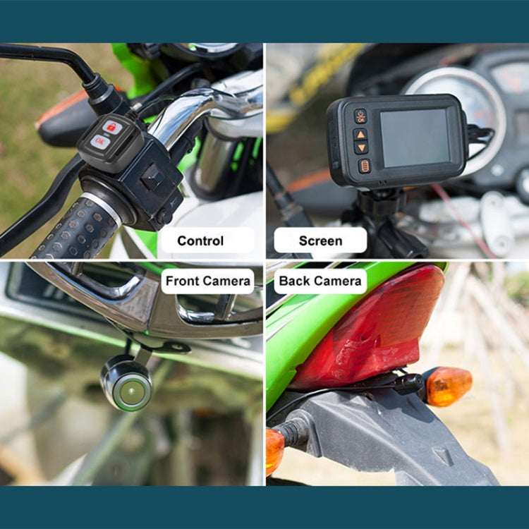 SE30 2.0 inch 1080P Waterproof HD Motorcycle DVR, Support TF Card / Cycling Video / Parking Monitoring - Electrical Instruments by buy2fix | Online Shopping UK | buy2fix