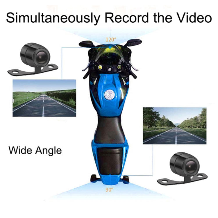 SE30 2.0 inch 1080P Waterproof HD Motorcycle DVR, Support TF Card / Cycling Video / Parking Monitoring - Electrical Instruments by buy2fix | Online Shopping UK | buy2fix