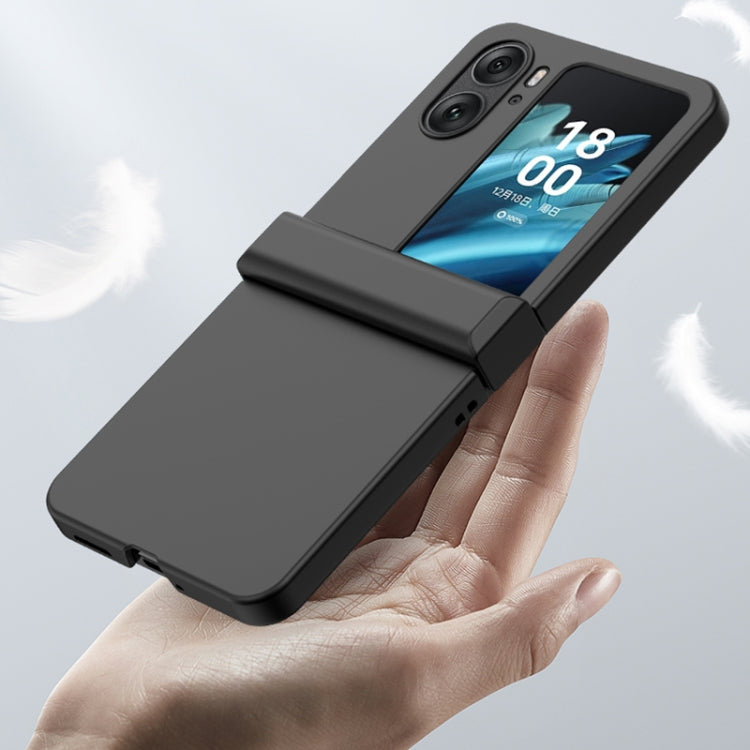 For OPPO Find N2 Flip Three-stage Skin Feel PC Phone Case with Hinge(Sky Blue) by buy2fix