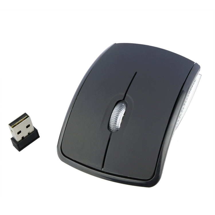 HXSJ ZD-01 1600DPI 2.4GHz Wireless Foldable Mouse(Black) - Wireless Mice by HXSJ | Online Shopping UK | buy2fix