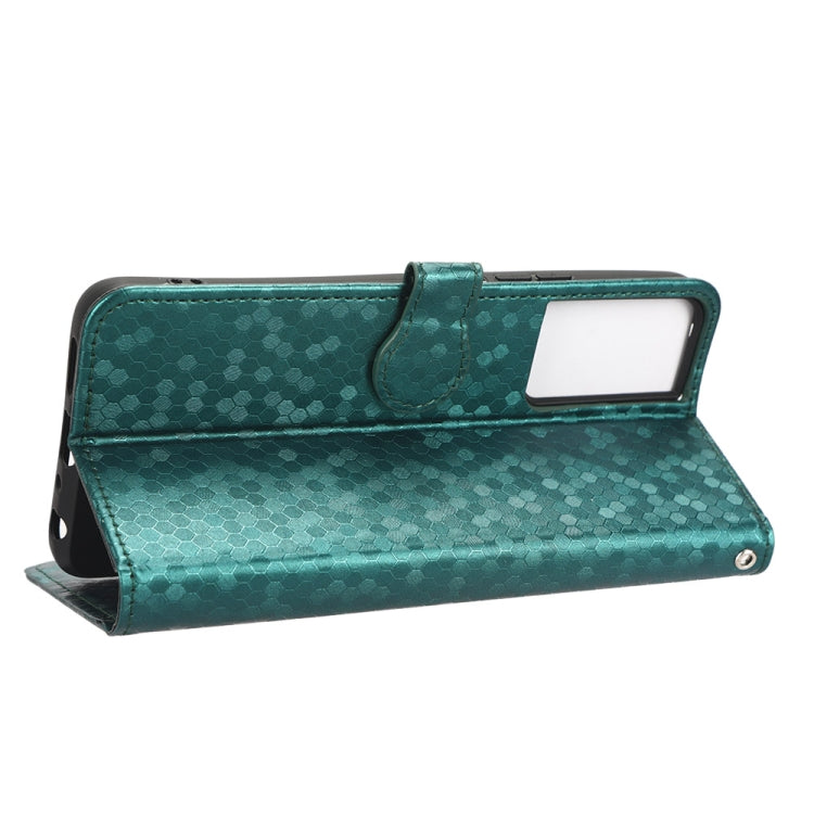 For TCL 40 SE Honeycomb Dot Texture Leather Phone Case(Green) - More Brand by buy2fix | Online Shopping UK | buy2fix