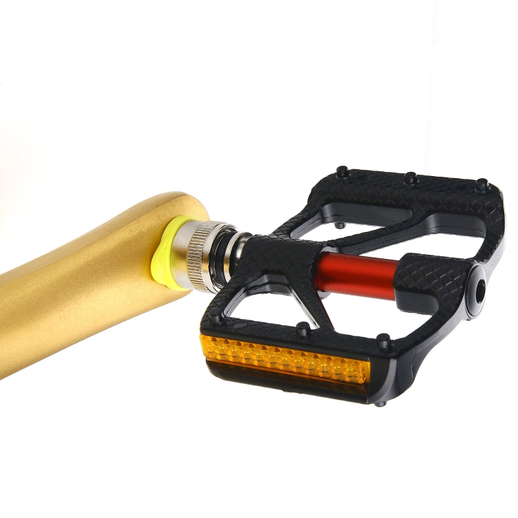 QR610 1 Pair Carbon Fiber Bicycle Quick Release Pedals(Red Axis) by buy2fix