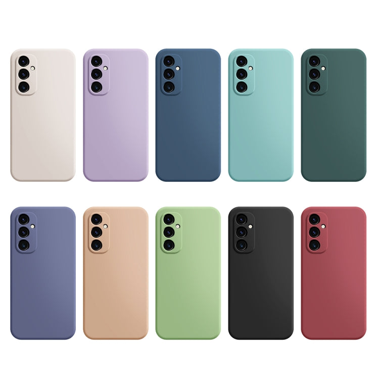For Samsung Galaxy A34 5G Imitation Liquid Silicone Phone Case(Blue) - Galaxy Phone Cases by buy2fix | Online Shopping UK | buy2fix