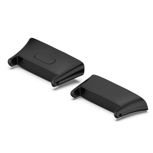 For Xiaomi Redmi Watch 3 / Mi Watch Lite 3 1 Pair Metal Watch Band Connector(Black) by buy2fix