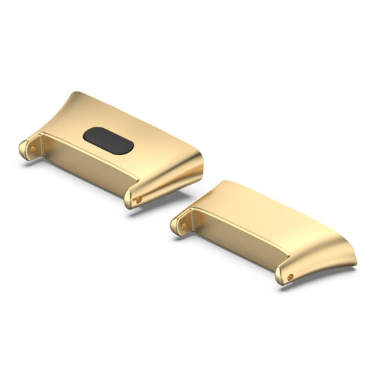 For Xiaomi Redmi Watch 3 / Mi Watch Lite 3 1 Pair Metal Watch Band Connector(Gold) by buy2fix