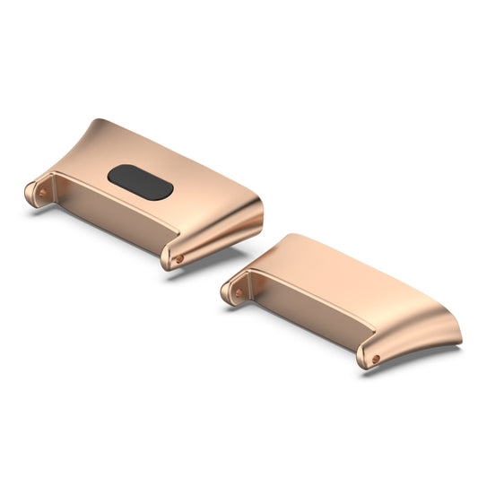 For Xiaomi Redmi Watch 3 / Mi Watch Lite 3 1 Pair Metal Watch Band Connector(Rose Gold) by buy2fix