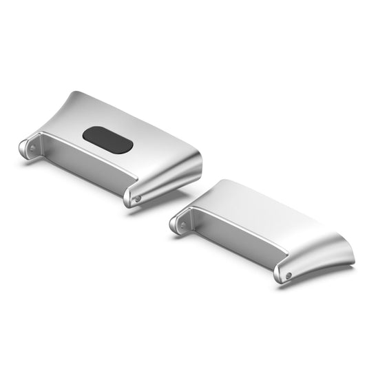 For Xiaomi Redmi Watch 3 / Mi Watch Lite 3 1 Pair Metal Watch Band Connector(Silver) by buy2fix