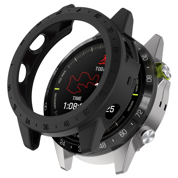 For Garmin MARQ 2 Armor Hollow Watch Protective Case(Black) - Watch Cases by buy2fix | Online Shopping UK | buy2fix