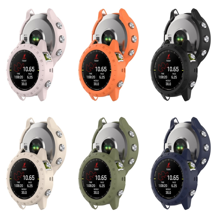 For Garmin MARQ 2 Armor Hollow Watch Protective Case(Black) - Watch Cases by buy2fix | Online Shopping UK | buy2fix