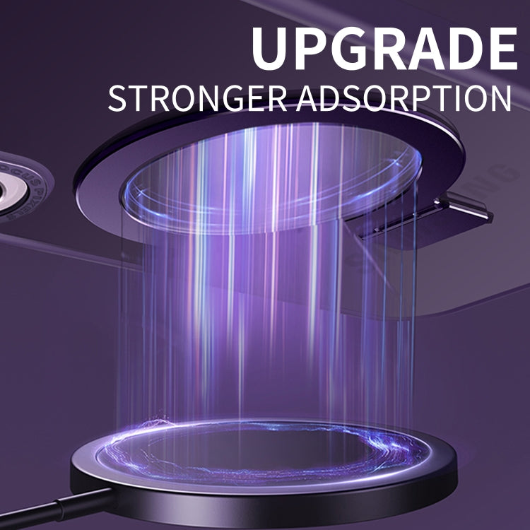 For Samsung Galaxy S23+ 5G Skin Feel MagSafe Magnetic Holder Phone Case(Sierra Blue) by buy2fix