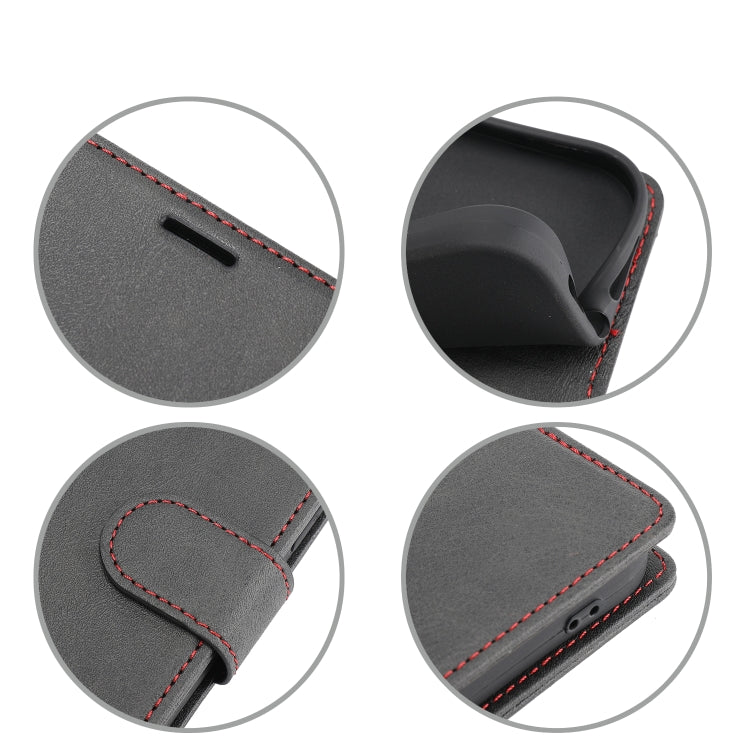 For Xiaomi Poco X5 Classic Wallet Flip Leather Phone Case(Black) by buy2fix