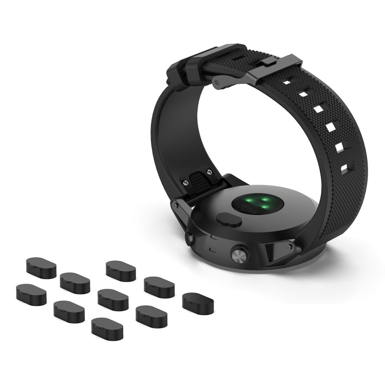For Garmin Forerunner 265 / 265S / 965 10pcs Watch Charging Port Universal Dust Plug - Watch Cases by buy2fix | Online Shopping UK | buy2fix