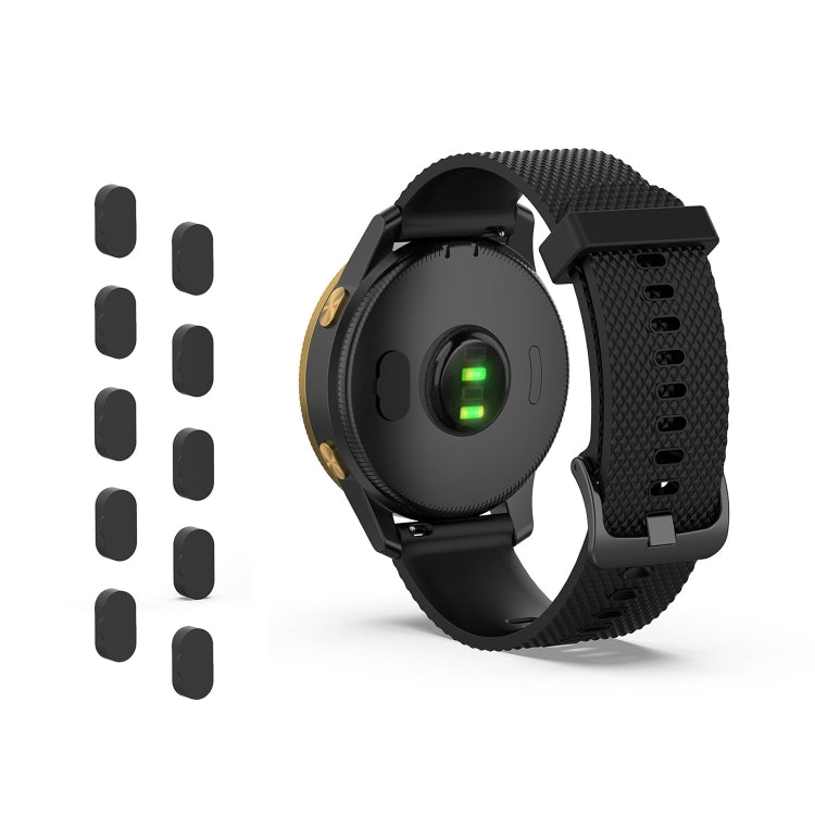 For Garmin Forerunner 265 / 265S / 965 10pcs Watch Charging Port Universal Dust Plug - Watch Cases by buy2fix | Online Shopping UK | buy2fix