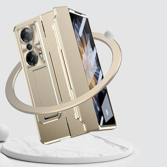 For Honor Magic Vs Integrated Folding Hinge Phone Case with Stylus(Champagne Gold) by buy2fix