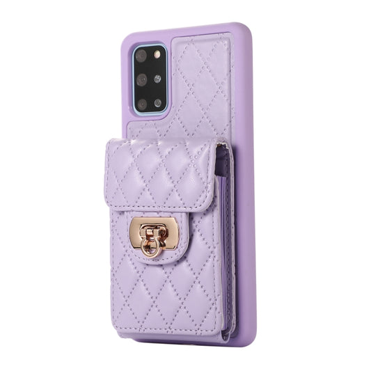 For Samsung Galaxy S20 Card Slot Leather Phone Case(Purple) by buy2fix