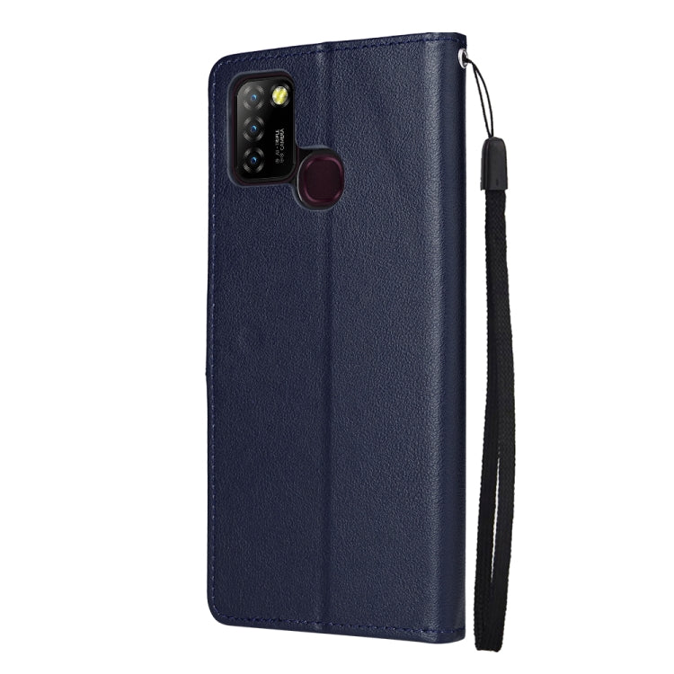 For Infinix Hot 10 Lite 3 Card Slots Multifunctional Leather Phone Case(Navy Blue) - Infinix Cases by buy2fix | Online Shopping UK | buy2fix