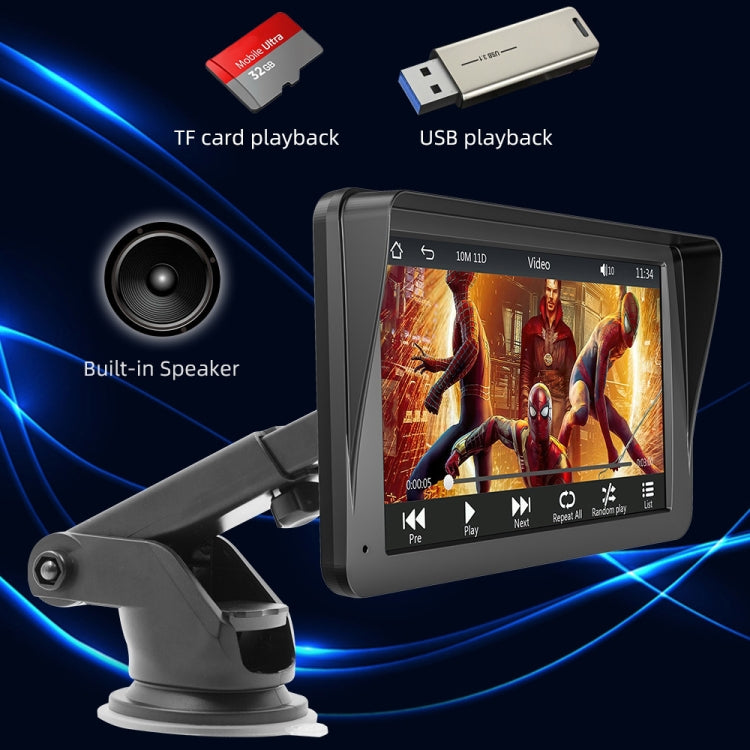 B5300A 7 inch Wireless CarPlay Car Bluetooth MP5 Player, Support Mobile Phone Interconnection - Car MP3 & MP4 & MP5 by buy2fix | Online Shopping UK | buy2fix