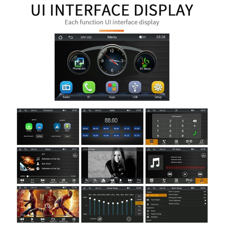 B5300 7 inch Wireless CarPlay Car Bluetooth MP5 Player, Support Mobile Phone Interconnection - Car MP3 & MP4 & MP5 by buy2fix | Online Shopping UK | buy2fix