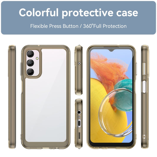 For Samsung Galaxy M14 5G Colorful Series Acrylic + TPU Phone Case(Transparent Grey) by buy2fix