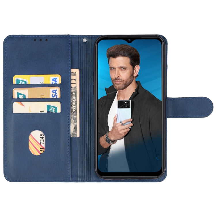 For Itel P40 Leather Phone Case(Blue) - More Brand by buy2fix | Online Shopping UK | buy2fix