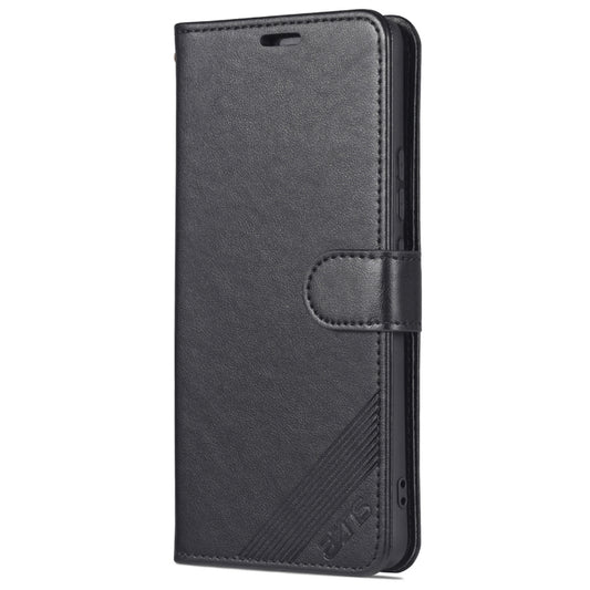 For Xiaomi 13 Lite AZNS Sheepskin Texture Flip Leather Phone Case(Black) by AZNS