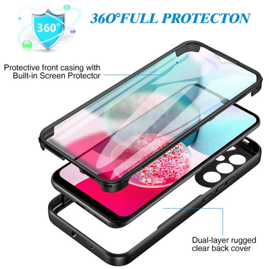 For Samsung Galaxy A34 5G Acrylic + TPU 360 Degrees Full Coverage Phone Case(Green) by buy2fix